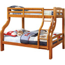Furniture of America Solpine CM-BK618 Twin/Full Bunk Bed IMAGE 1