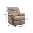 Acme Furniture Arcadia 00634 Motion Glider Recliner IMAGE 12
