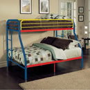 Acme Furniture Tritan 02053RNB Twin over Full Bunk Bed IMAGE 1