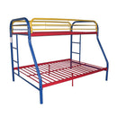 Acme Furniture Tritan 02053RNB Twin over Full Bunk Bed IMAGE 2