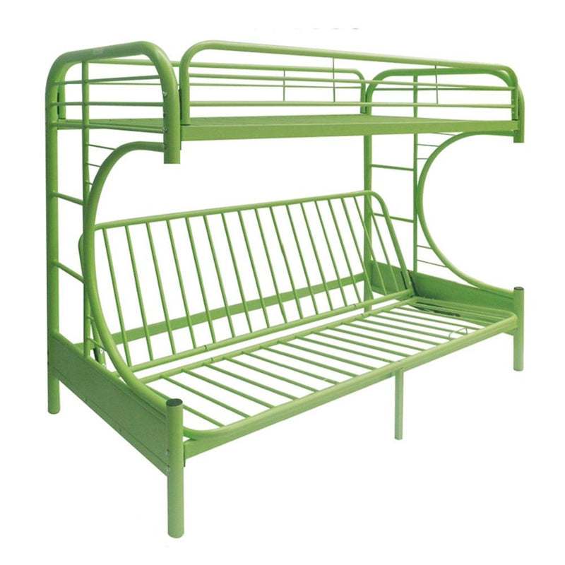Acme Furniture Eclipse 02091W-GR Twin over Full Futon Bunk Bed IMAGE 2