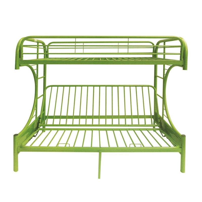 Acme Furniture Eclipse 02091W-GR Twin over Full Futon Bunk Bed IMAGE 3