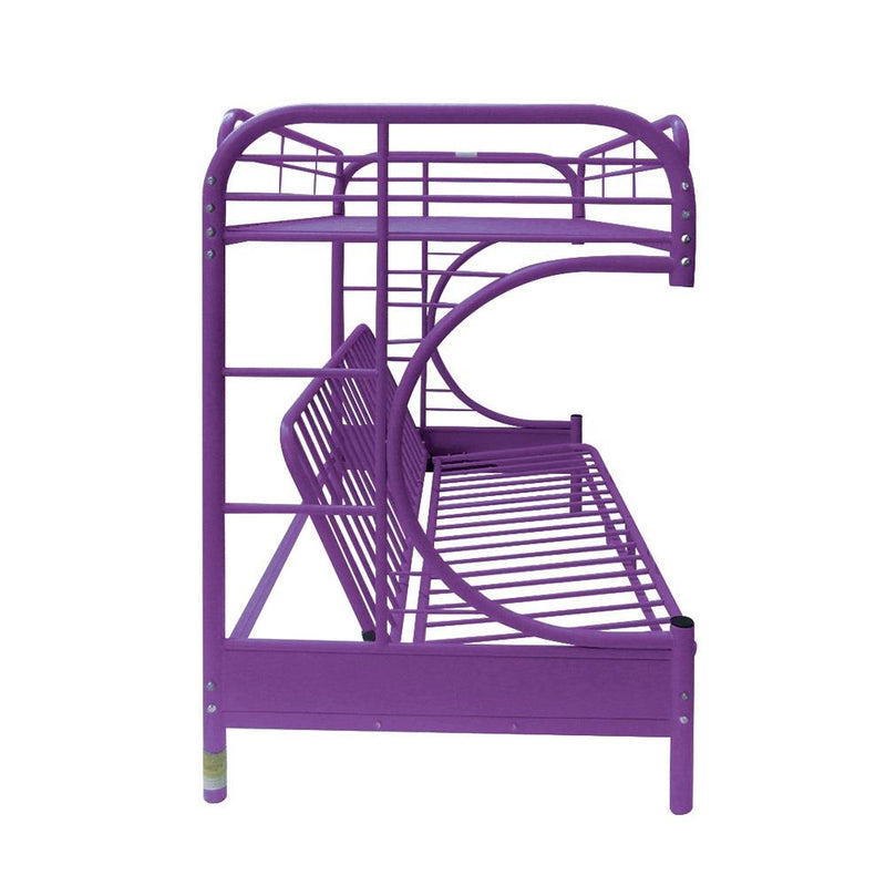 Acme Furniture Eclipse 02091W-PU Twin over Full Futon Bunk Bed IMAGE 4