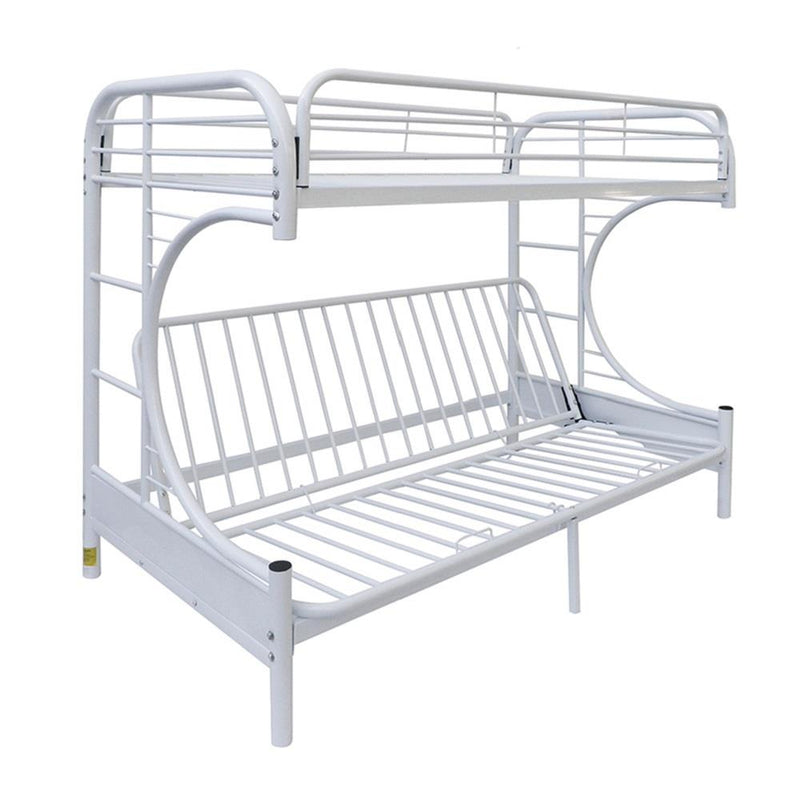 Acme Furniture Eclipse 02091W-W Twin over Full Futon Bunk Bed IMAGE 2