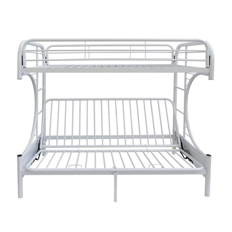 Acme Furniture Eclipse 02091W-W Twin over Full Futon Bunk Bed IMAGE 3