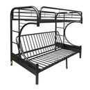 Acme Furniture Eclipse 02093BK Twin XL over Queen Futon Bunk Bed IMAGE 2