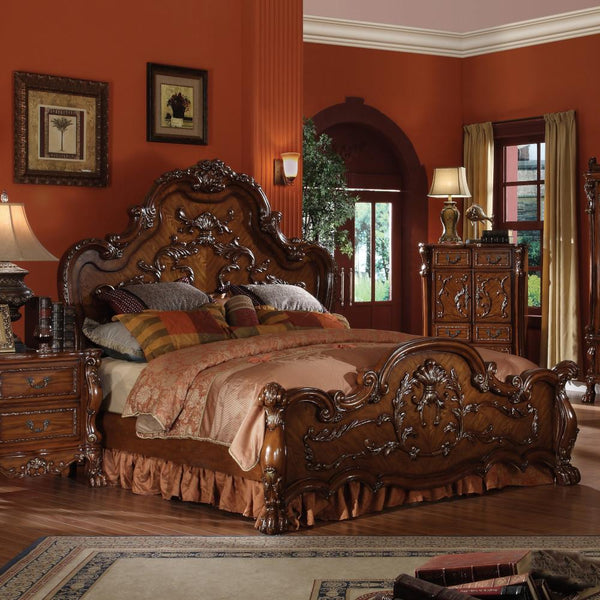 Acme Furniture Dresden California King Upholstered Panel Bed 12134CK IMAGE 1