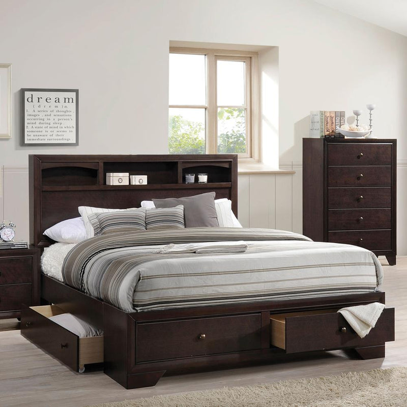 Acme Furniture Madison II King Panel Bed with Storage 19557EK IMAGE 1