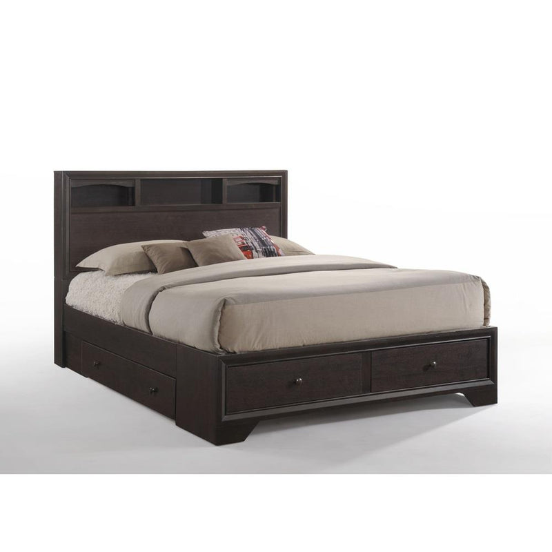 Acme Furniture Madison II King Panel Bed with Storage 19557EK IMAGE 2
