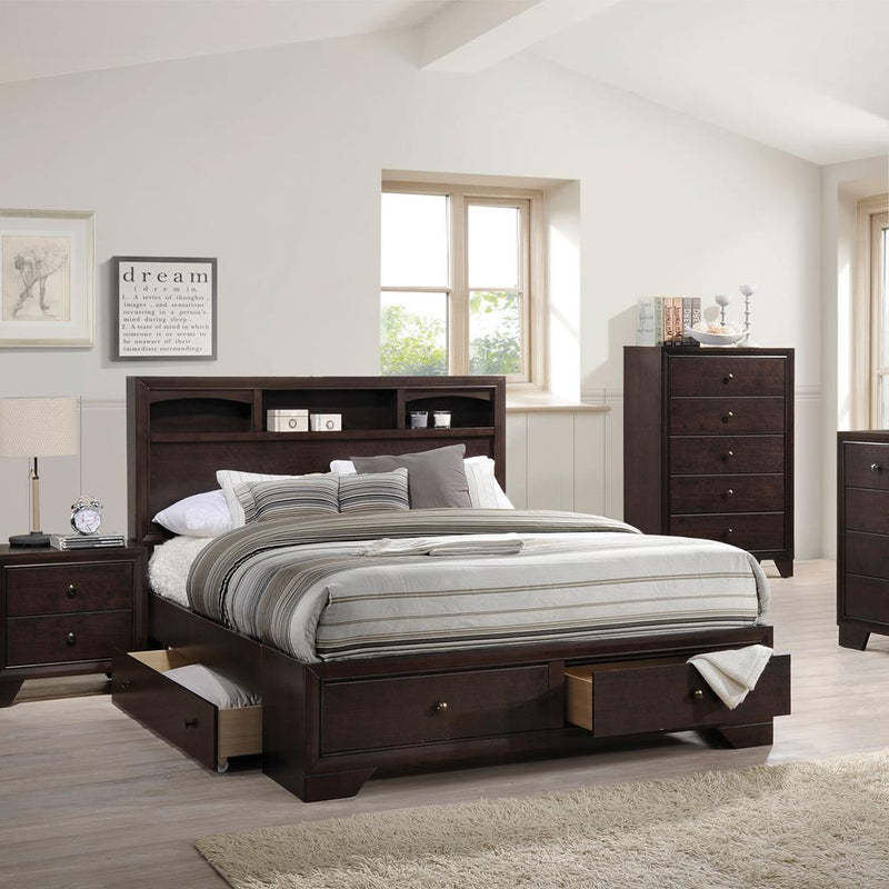 Acme Furniture Madison II Queen Panel Bed with Storage 19560Q IMAGE 1