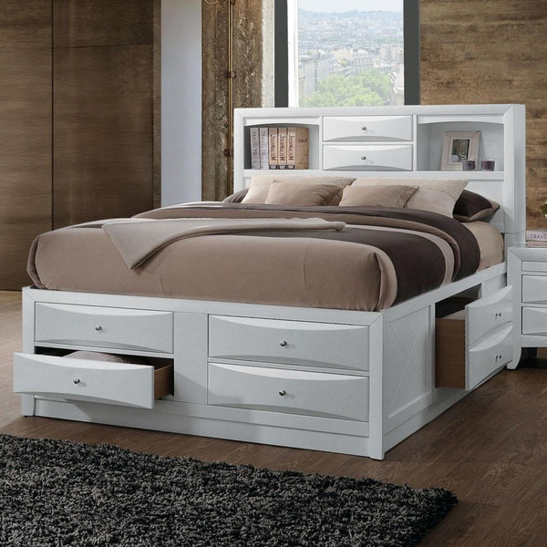 Acme Furniture Ireland Queen Platform Bed with Storage 21700Q IMAGE 1
