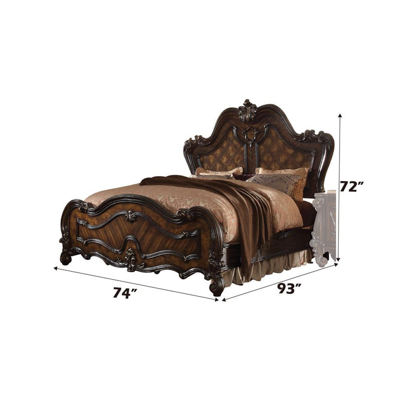 Acme Furniture Versailles Queen Panel Bed 21790Q IMAGE 3
