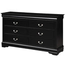 Acme Furniture Louis Philippe 6-Drawer Dresser 23735 IMAGE 2