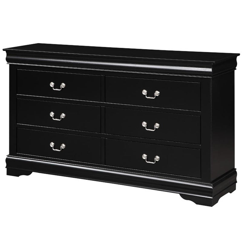 Acme Furniture Louis Philippe 6-Drawer Dresser 23735 IMAGE 2