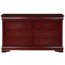 Acme Furniture Louis Philippe 6-Drawer Dresser 23755 IMAGE 3
