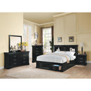 Acme Furniture Louis Philippe III King Bookcase Bed with Storage 24387EK IMAGE 4