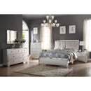 Acme Furniture Voeville II Queen Upholstered Panel Bed 24830Q IMAGE 3