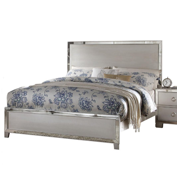 Acme Furniture Voeville II King Upholstered Panel Bed 24837EK IMAGE 1