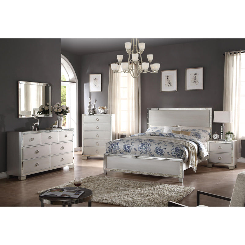 Acme Furniture Voeville II King Upholstered Panel Bed 24837EK IMAGE 3