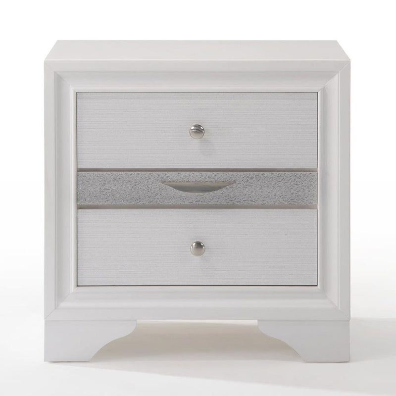 Acme Furniture Naima 3-Drawer Nightstand 25773 IMAGE 3