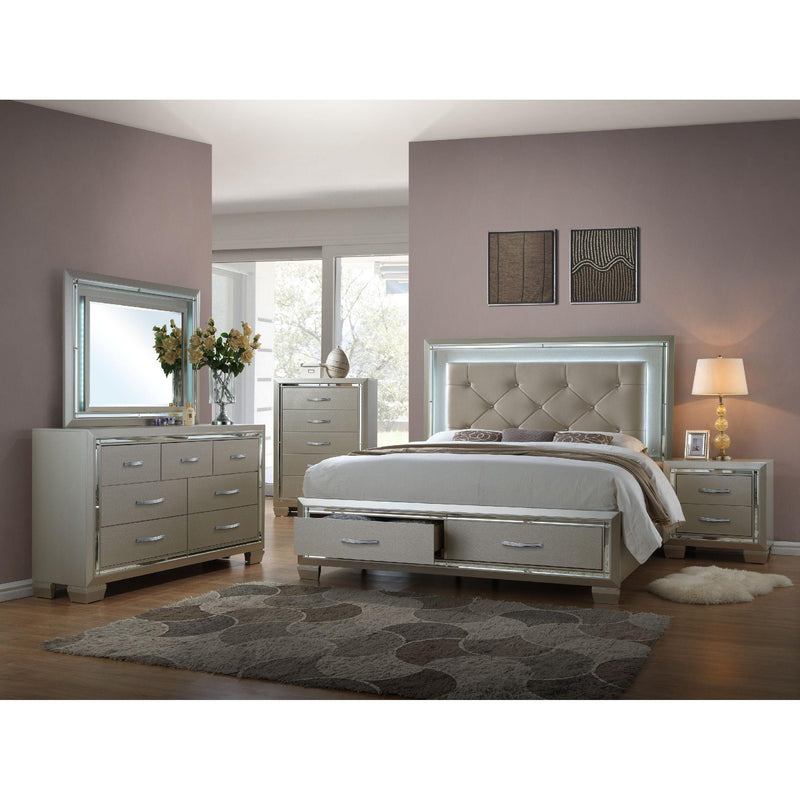  Elements International Platinum 5-Drawer Chest LT100CH IMAGE 4