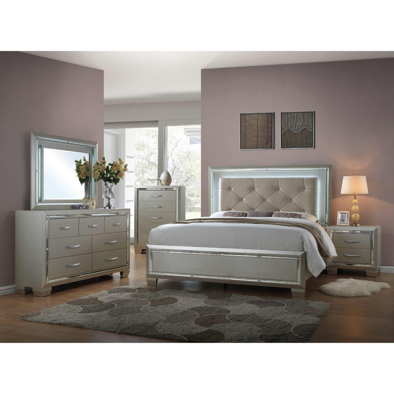  Elements International Platinum 5-Drawer Chest LT100CH IMAGE 5