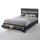 Acme Furniture Naima Queen Panel Bed with Storage 25900Q IMAGE 2