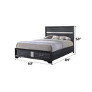 Acme Furniture Naima 25900Q Queen Bed with Storage IMAGE 7