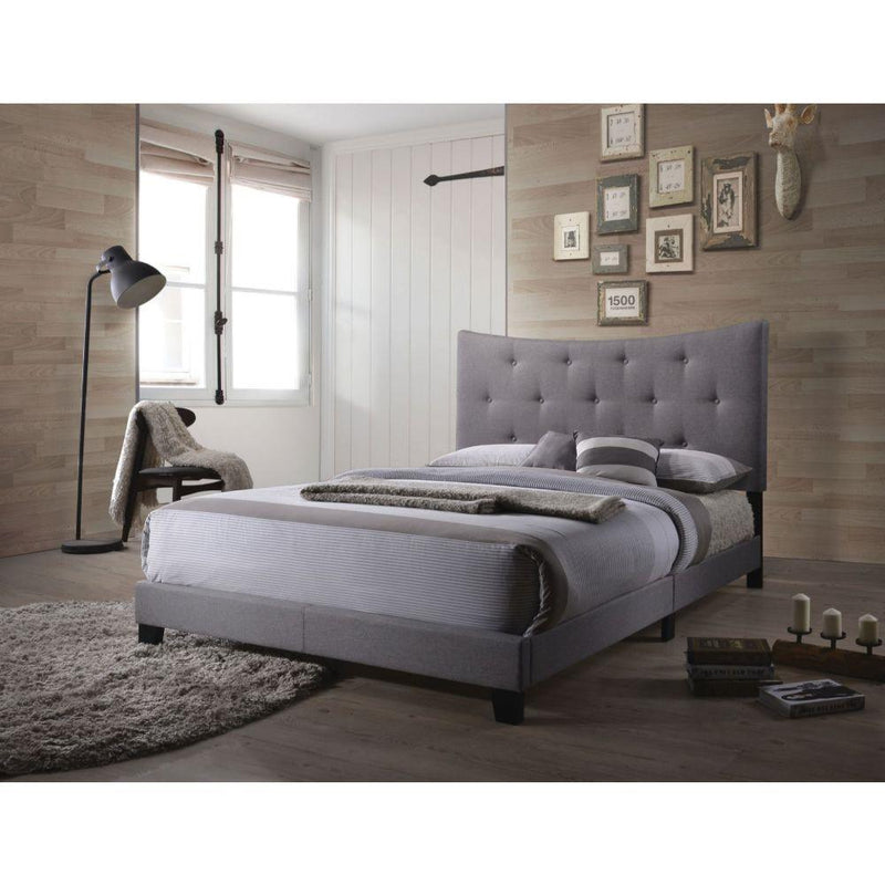 Acme Furniture Venacha Queen Upholstered Platform Bed 26360Q IMAGE 4