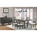  Elements International Sawyer Dining Table DSW100DT IMAGE 4