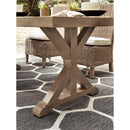  Signature Design by Ashley Beachcroft P791-625 Rectangular Dining Table with Umbrella Option IMAGE 4