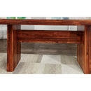 Furniture of America Bonneville Dining Table with Faux Marble Top and Trestle Base CM3824T-TABLE IMAGE 4