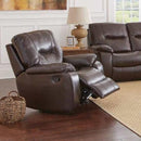 Steve Silver Furniture Manhattan Leather Look Recliner MH850C IMAGE 1