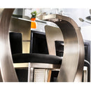 Furniture of America Nova Dining Table with Glass Top and Pedestal Base CM3728T-TABLE IMAGE 3