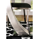 Furniture of America Nova Dining Table with Glass Top and Pedestal Base CM3728T-TABLE IMAGE 7