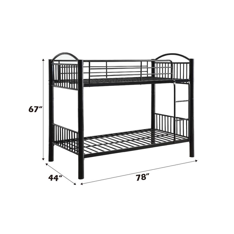 Acme Furniture Cayelynn 37385BK Twin/Twin Bunk Bed IMAGE 6