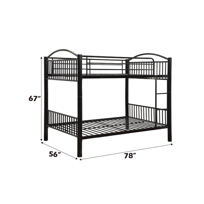Acme Furniture Cayelynn 37390BK Full/Full Bunk Bed IMAGE 5