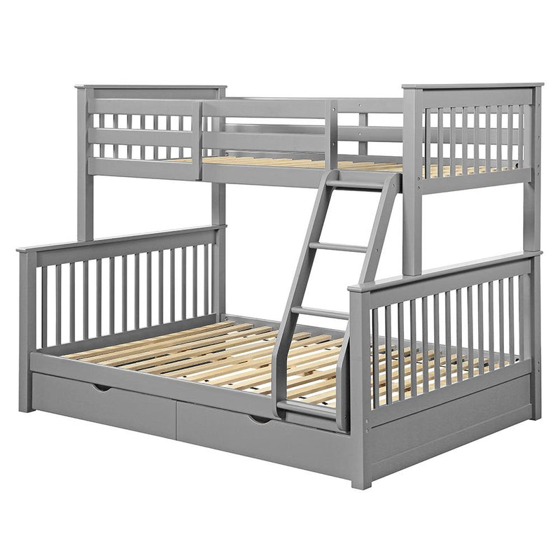 Acme Furniture Haley II 37755 Twin/Full Bunk Bed with Storage IMAGE 2