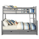 Acme Furniture Haley II 37755 Twin/Full Bunk Bed with Storage IMAGE 4