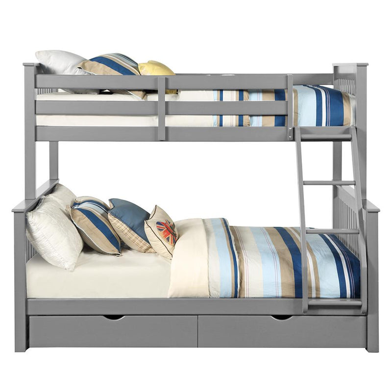 Acme Furniture Haley II 37755 Twin/Full Bunk Bed with Storage IMAGE 4