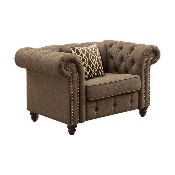 Acme Furniture Aurelia Stationary Fabric Chair 52427 IMAGE 1
