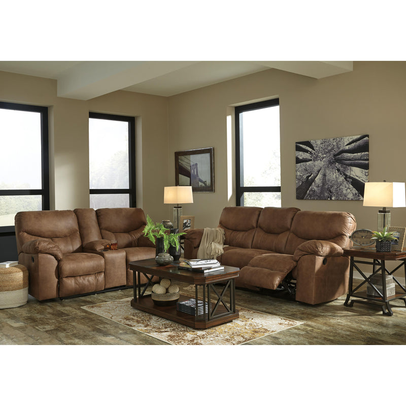  Signature Design by Ashley Boxberg Reclining Leather Look Sofa 3380288 IMAGE 11