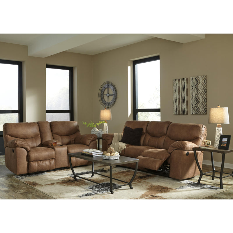  Signature Design by Ashley Boxberg Reclining Leather Look Sofa 3380288 IMAGE 12