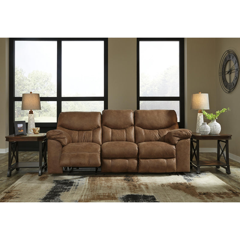  Signature Design by Ashley Boxberg Reclining Leather Look Sofa 3380288 IMAGE 3