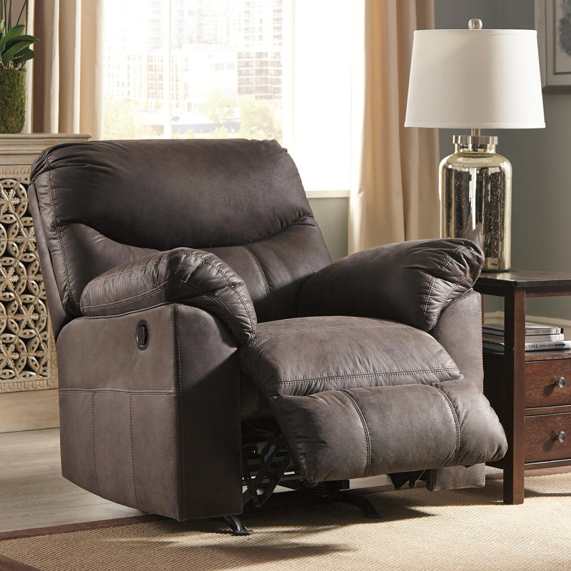  Signature Design by Ashley Boxberg Rocker Leather Look Recliner 3380325 IMAGE 4