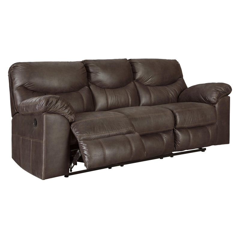  Signature Design by Ashley Boxberg Reclining Leather Look Sofa 3380388 IMAGE 2