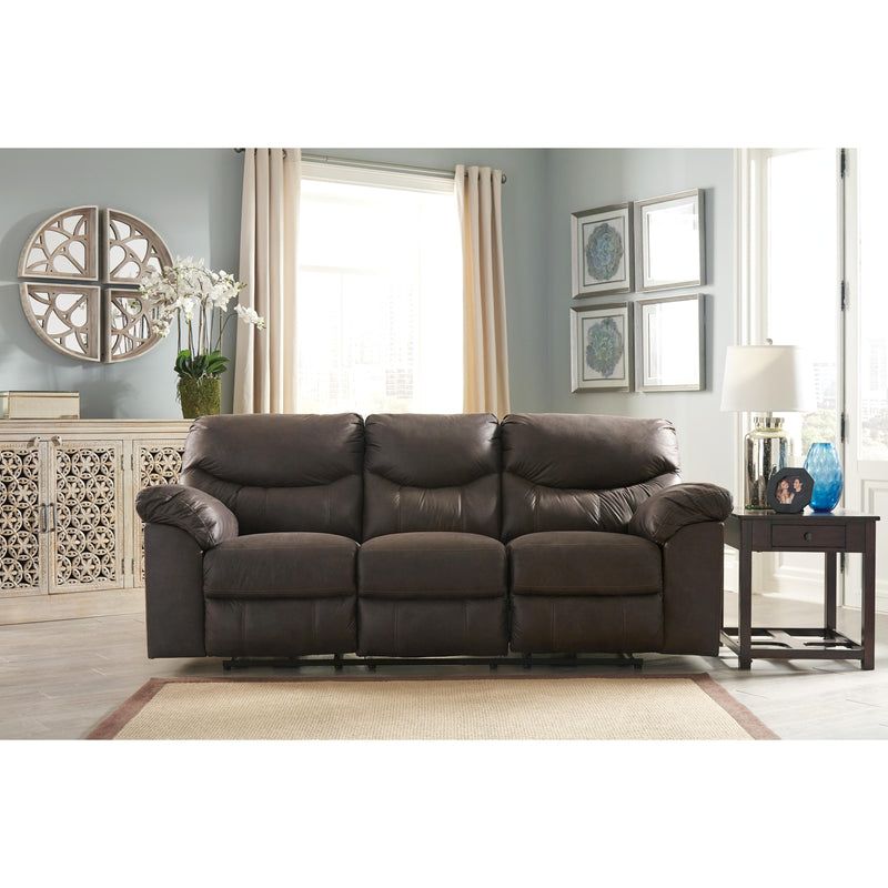  Signature Design by Ashley Boxberg Reclining Leather Look Sofa 3380388 IMAGE 3