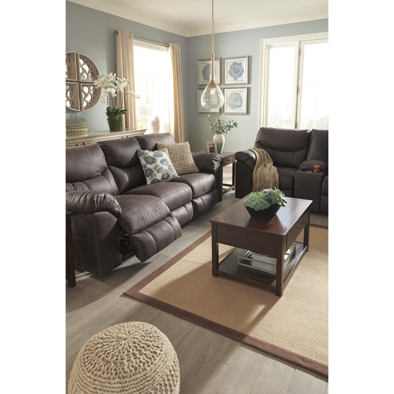  Signature Design by Ashley Boxberg Reclining Leather Look Sofa 3380388 IMAGE 8