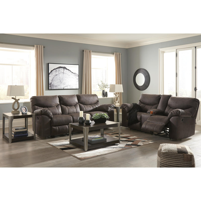  Signature Design by Ashley Boxberg Reclining Leather Look Sofa 3380388 IMAGE 9