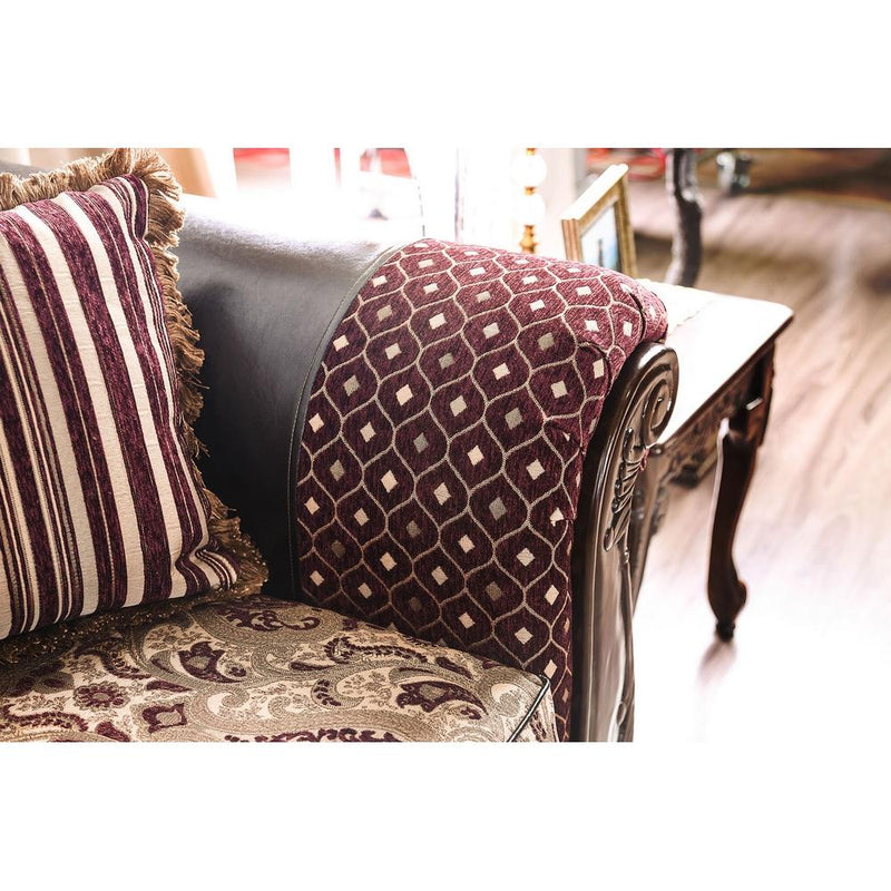Furniture of America Quirino Stationary Fabric Loveseat SM6415-LV IMAGE 5
